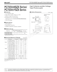 PC703V0YSZX數據表 封面