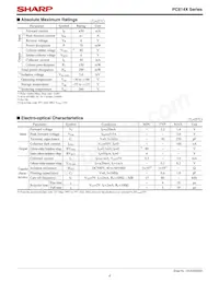 PC814X1 Datenblatt Seite 4