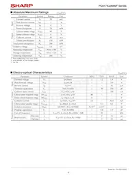 PC817XPJ000F Datasheet Pagina 4