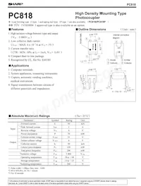 PC818Y Datenblatt Cover