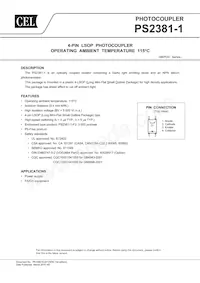 PS2381-1Y-F3-AX Datenblatt Cover