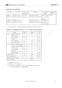 PS2381-1Y-F3-AX Datasheet Pagina 3