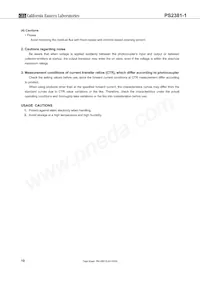 PS2381-1Y-F3-AX Datasheet Pagina 10