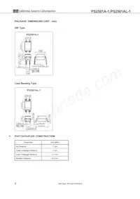 PS2501AL-1-F3-K-A Datasheet Pagina 2