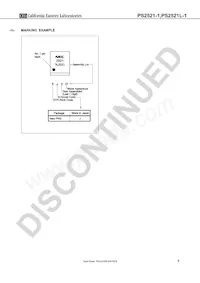 PS2521L-1-F3-A Datasheet Pagina 3