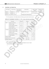PS2521L-1-F3-A Datasheet Pagina 4