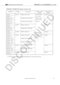 PS2532L-1-V-E3-A Datasheet Pagina 5