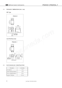 PS2533L-1-F3-A Datasheet Pagina 2