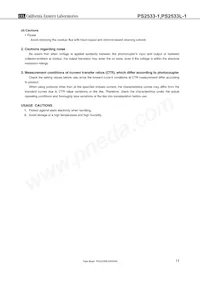 PS2533L-1-F3-A Datasheet Pagina 11