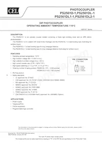 PS2561DL-1Y-W-A Datasheet Copertura