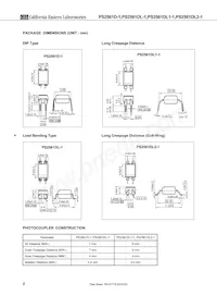 PS2561DL-1Y-W-A Datasheet Page 2