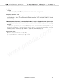 PS2561DL-1Y-W-A Datasheet Page 13