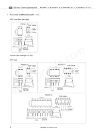 PS2561L-1-V-E3-H-A Datasheet Pagina 2