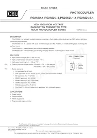 PS2562L-1-F3-A Datasheet Copertura