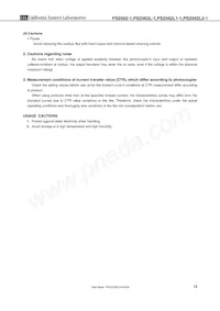 PS2562L-1-F3-A Datasheet Pagina 13