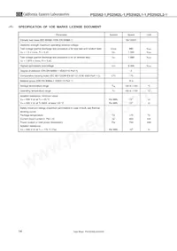 PS2562L-1-F3-A Datasheet Pagina 14