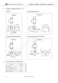 PS2565L2-1-F3-A Datasheet Pagina 2