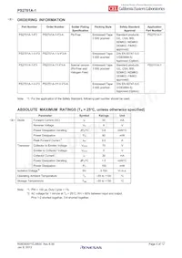 PS2701A-1-V-F3-P-A Datasheet Pagina 4