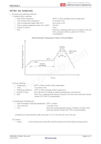 PS2701A-1-V-F3-P-A數據表 頁面 9