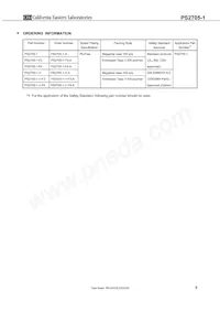 PS2705-1-V-F3-L-A Datasheet Pagina 3