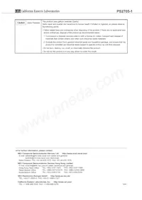 PS2705-1-V-F3-L-A Datasheet Pagina 14
