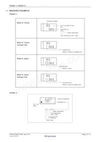 PS2801-1-F3-P-A Datasheet Pagina 3