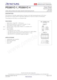 PS2801C-1Y-F3-A Datasheet Cover