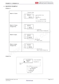 PS2801C-1Y-F3-A Datenblatt Seite 3