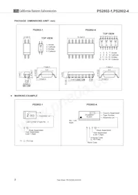 PS2802-1-F3-L-A Datasheet Pagina 2