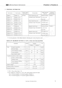 PS2802-1-F3-L-A Datasheet Pagina 3