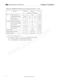 PS2805-4-F3-A Datasheet Pagina 4