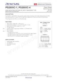 PS2805C-1-V-F3-A Datenblatt Cover