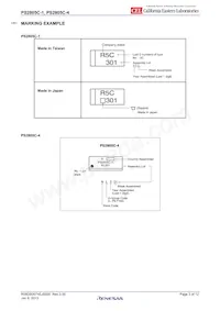 PS2805C-1-V-F3-A Datasheet Pagina 3