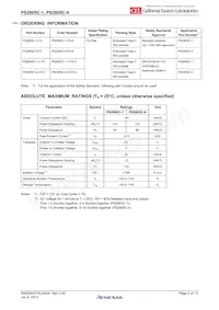 PS2805C-1-V-F3-A數據表 頁面 4