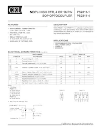 PS2811-1-F3 Datenblatt Cover
