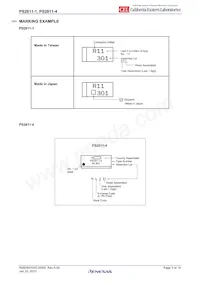PS2811-4-F3-A Datasheet Pagina 3