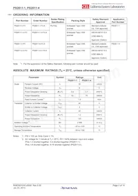 PS2811-4-F3-A Datasheet Pagina 4