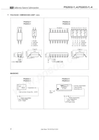 PS2832-1-A Datasheet Pagina 2