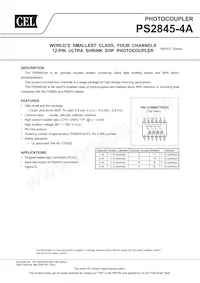 PS2845-4A-F3-AX Datasheet Cover