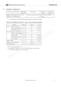 PS2845-4A-F3-AX Datasheet Pagina 3