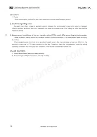 PS2845-4A-F3-AX Datasheet Pagina 10