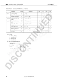 PS2861-1-V-F3-L-A Datasheet Pagina 4