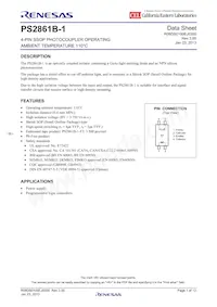 PS2861B-1Y-M-A Datasheet Cover