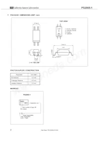 PS2865-1-F3-A Datasheet Page 2