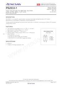 PS2933-1-V-F3-AX Datasheet Copertura