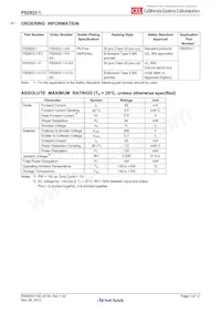 PS2933-1-V-F3-AX Datasheet Pagina 3
