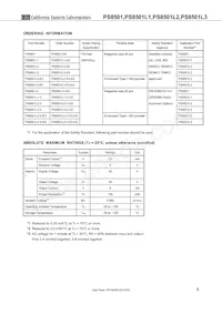 PS8501L1-AX數據表 頁面 5