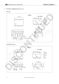 PS8601L-E3-A Datasheet Pagina 2