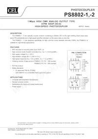 PS8802-2-V-F3-AX Datasheet Cover