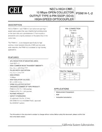 PS9814-2-V-F4-A Datasheet Copertura